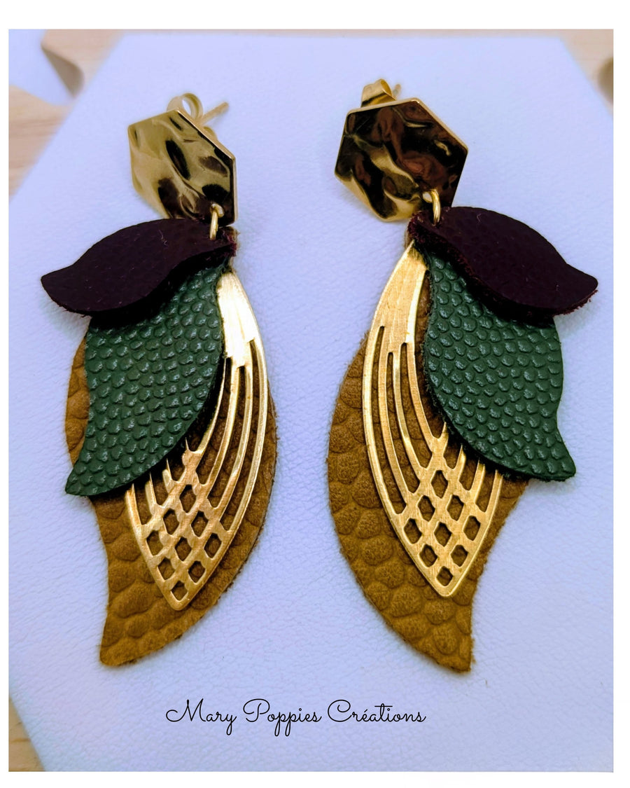 Boucles d'oreilles Iris