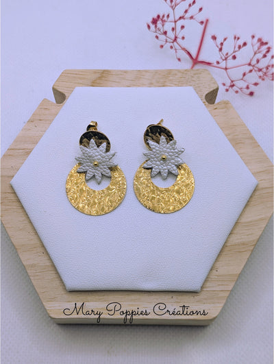 Boucles d'oreilles Camélia II