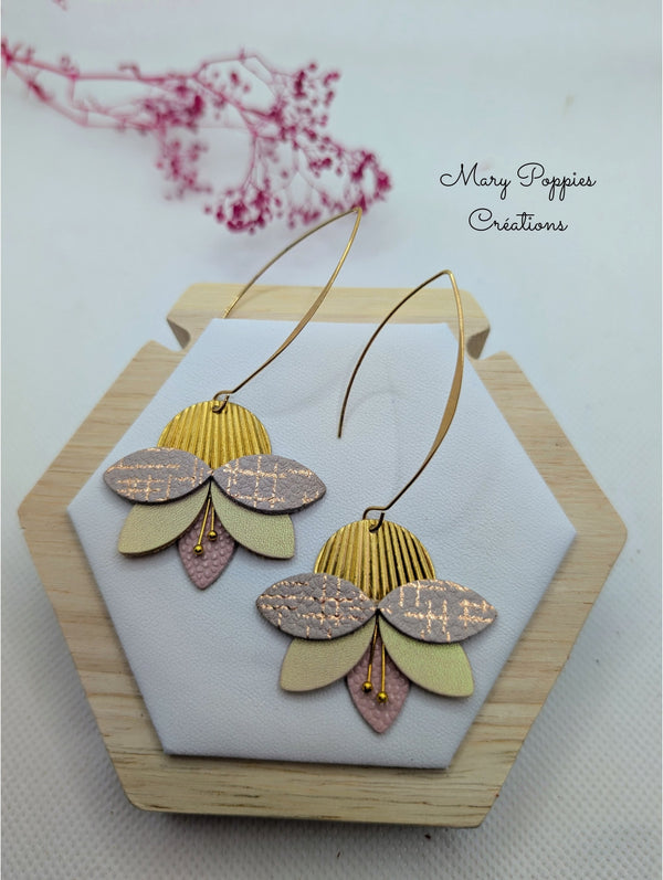 Boucles d'oreilles Fleurine I