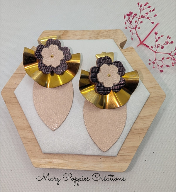 Boucles d'oreilles Magnolia